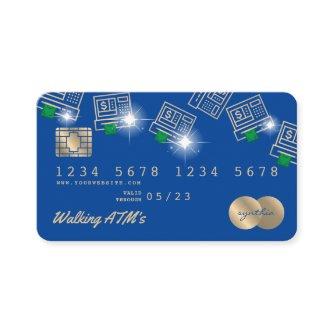 Credit Card Styled ATM money cash