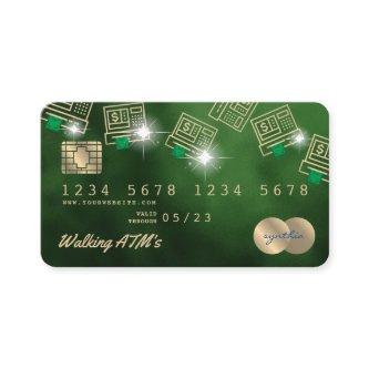 Credit Card Styled ATM money cash