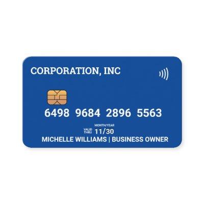 Credit | Debit Card | Blue