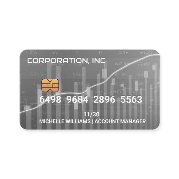 Credit | Debit Card | Financial Graphs