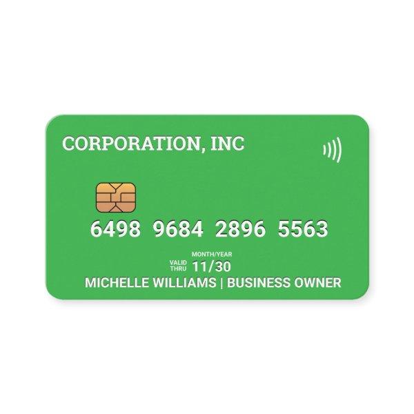 Credit | Debit Card | Green