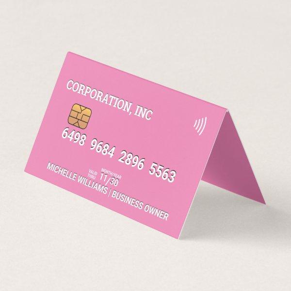 Credit | Debit Card | Pink