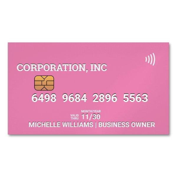 Credit | Debit Card | Pink