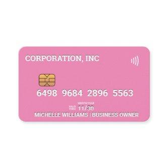 Credit | Debit Card | Pink