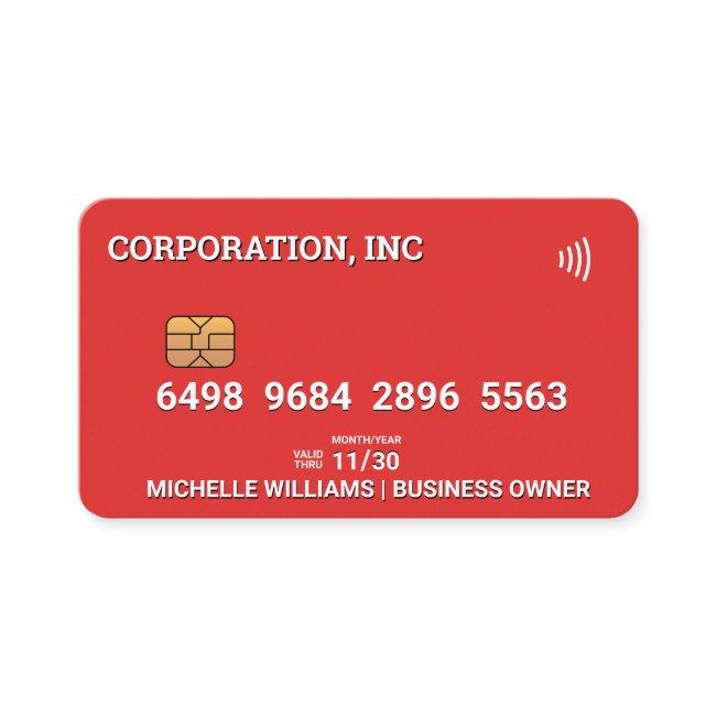 Credit | Debit Card | Red