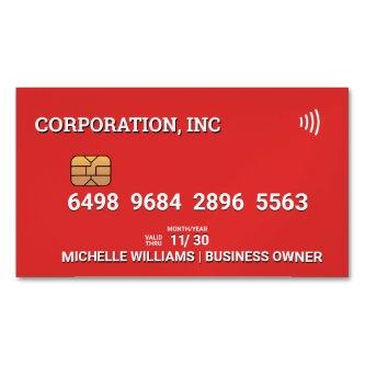 Credit | Debit Card | Red
