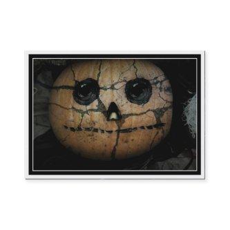 Creepy  Pumpkin Jack-o-Lantern