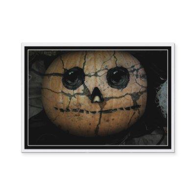 Creepy  Pumpkin Jack-o-Lantern