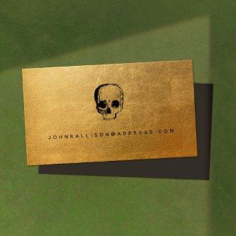 Creepy Skull Gold