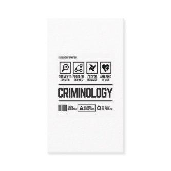 criminology