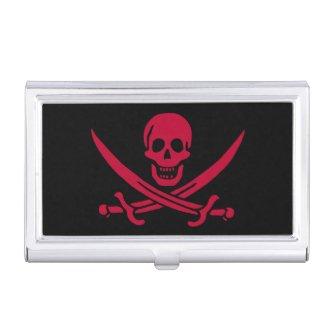Crimson Skull & Swords Pirate flag of Calico Jack  Case