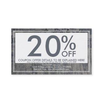 crispy texture coupon card