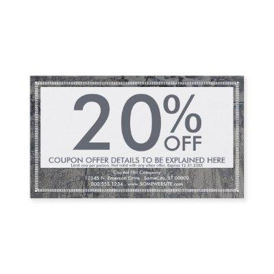 crispy texture coupon card