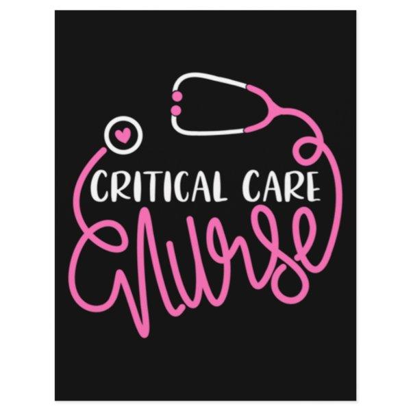 Critical Care Nurse Logo RN Critical Care Nursing Letterhead