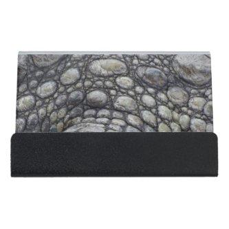 Crocodile Skin Image  Holder