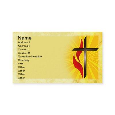 Cross and Flame
