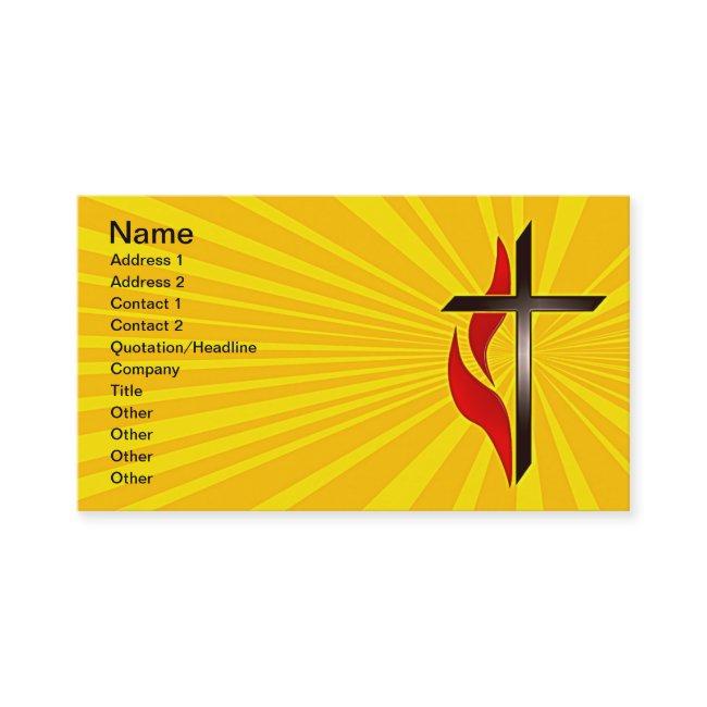 Cross and Flame
