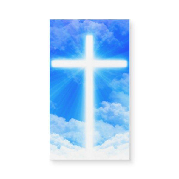 Cross of Light Jesus Christ Customizable Christian