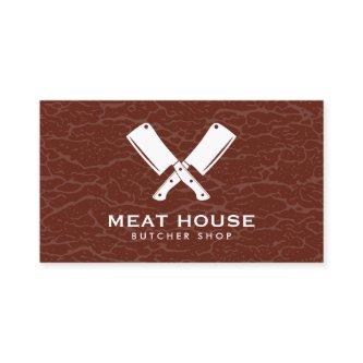 Crossed Knives Butcher Meat Texture