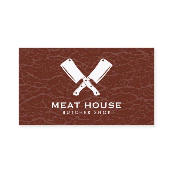 Crossed Knives Butcher Meat Texture