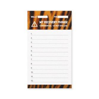 Crypto Wallet Tiger Recovery Seed Phrase 12
