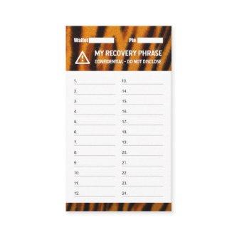 Crypto Wallet Tiger Recovery Seed Phrase 24