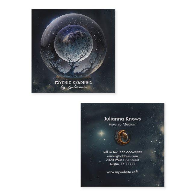 Crystal Ball Psychic Medium Tarot Reader Square