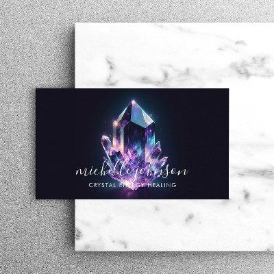 Crystal Energy Healer Iridescent Amethyst Purple