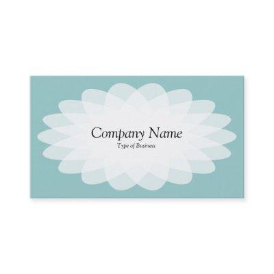 Crystal Flower - Light Blue Green