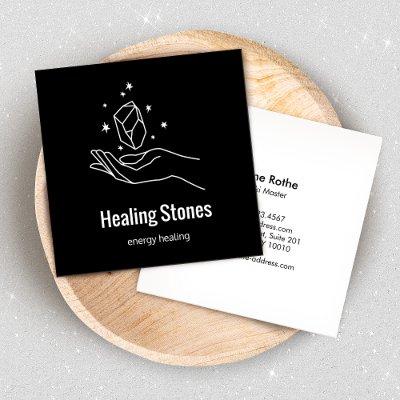 Crystal Gem Stone Energy Healer Square