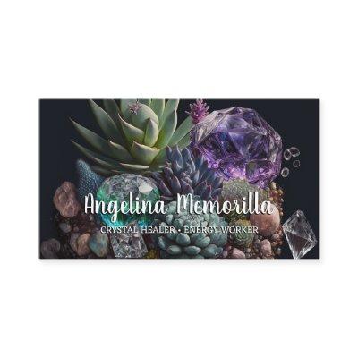 Crystal Healer Energy Worker Succulents Crystals