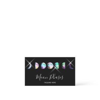 Crystal Moon Phases Celestial Holograph Mystical