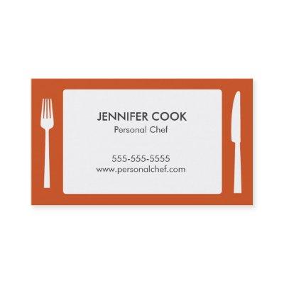 Culinary Chef Catering Placemat