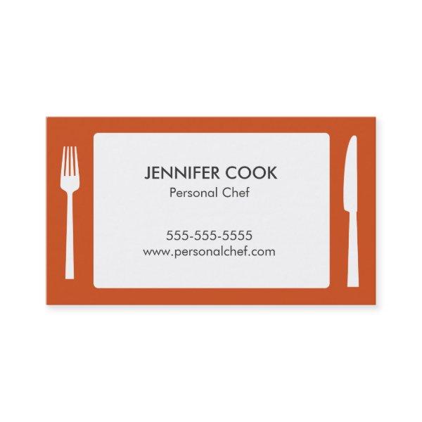 Culinary Chef Catering Placemat