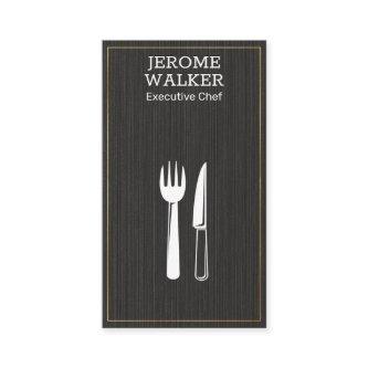 Culinary Logo | Black Texture