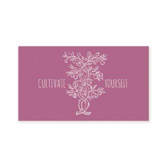 Cultivate Yourself Entwined Branch Rose Madder