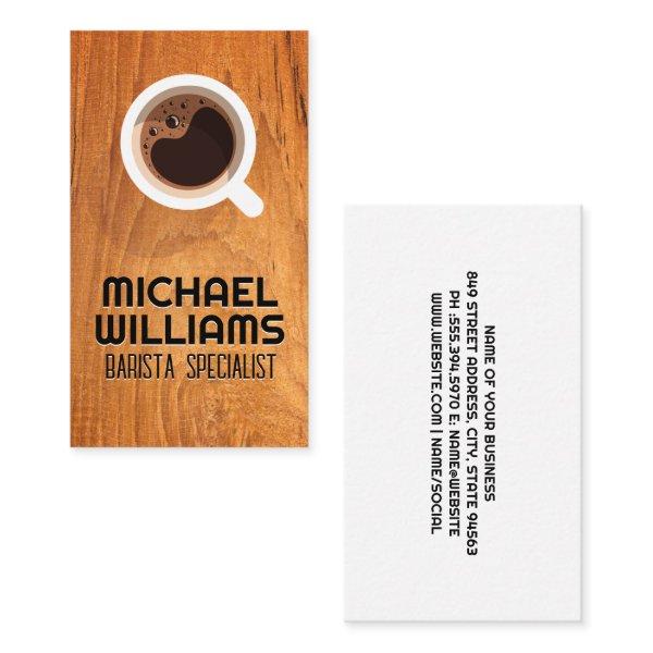Cup of Coffee | Wood Table