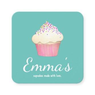 Cupcake Baker Bakery Chef Catering Square