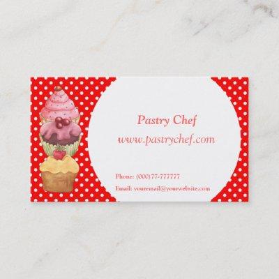 Cupcakes Cakes Pastries  Business Profile Card