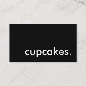 cupcakes. loyalty punch card