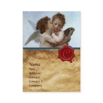 Cupid and Psyche as Children MONOGRAM Parchment