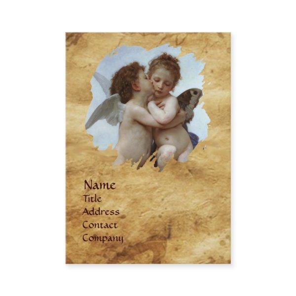 Cupid and Psyche as Children  Parchment