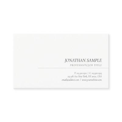 Cursive Italic Font Minimalist Modern Template