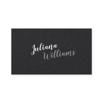 cursive modern handwriting professional black