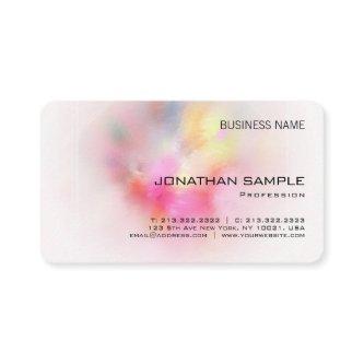 Custom Abstract Artwork Elegant Company Template