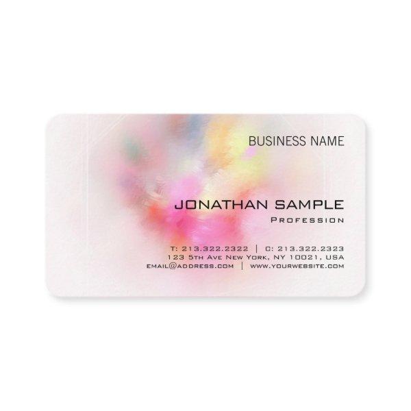 Custom Abstract Artwork Elegant Company Template
