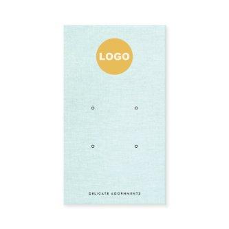 Custom Add Logo Four 4 Hole Stud Earring