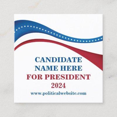 Custom Add Your Own Candidate for President 2024 Square