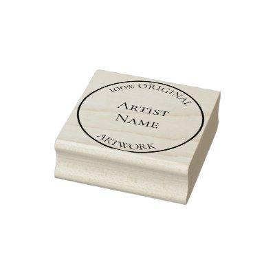 Custom Artist Name Stamp
