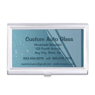 Custom Auto Glass Windshield Replacement Rock Chip  Case